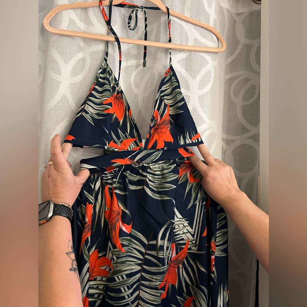 SHEIN tropical dress